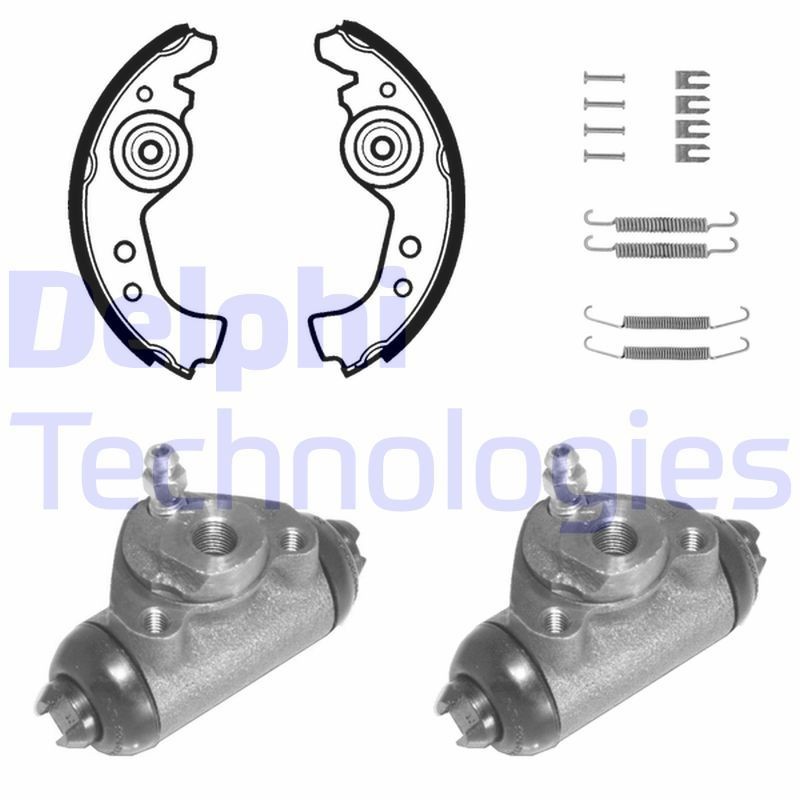 DELPHI Brake Set, drum brakes Article number: 691 cheaply