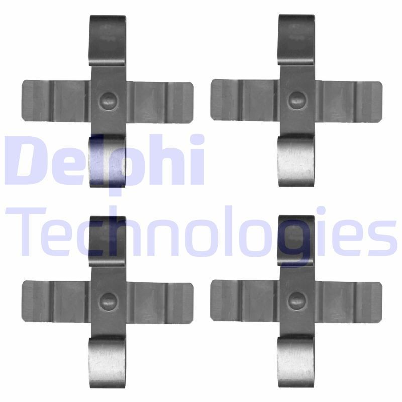 DELPHI LX0625 Monteringssæt til bremseklodser TOUAREG 3.0 TSI 4motion 340 HK Benzin