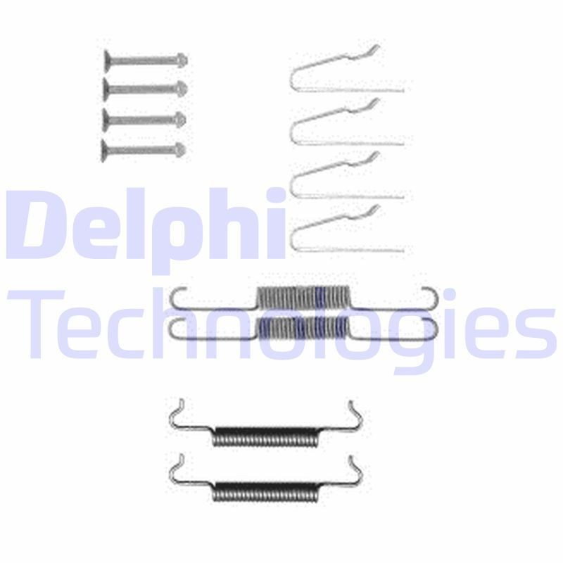 DELPHI LY1393 Tilbehørssæt, parkeringsbremsebakker RANGER 2.5 TD 4x4 84 HK Diesel 2006