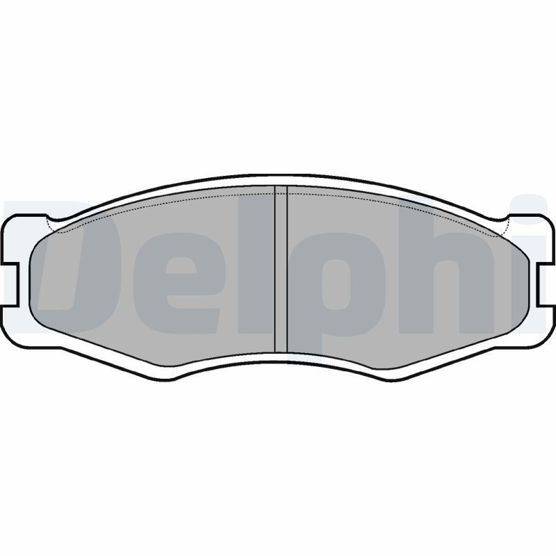 DELPHI Brake pad set Article number: LP707 cheaply