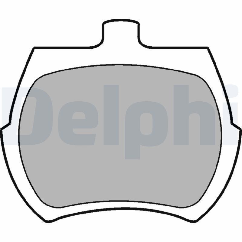 DELPHI Brake pad set Article number: LP10 cheaply