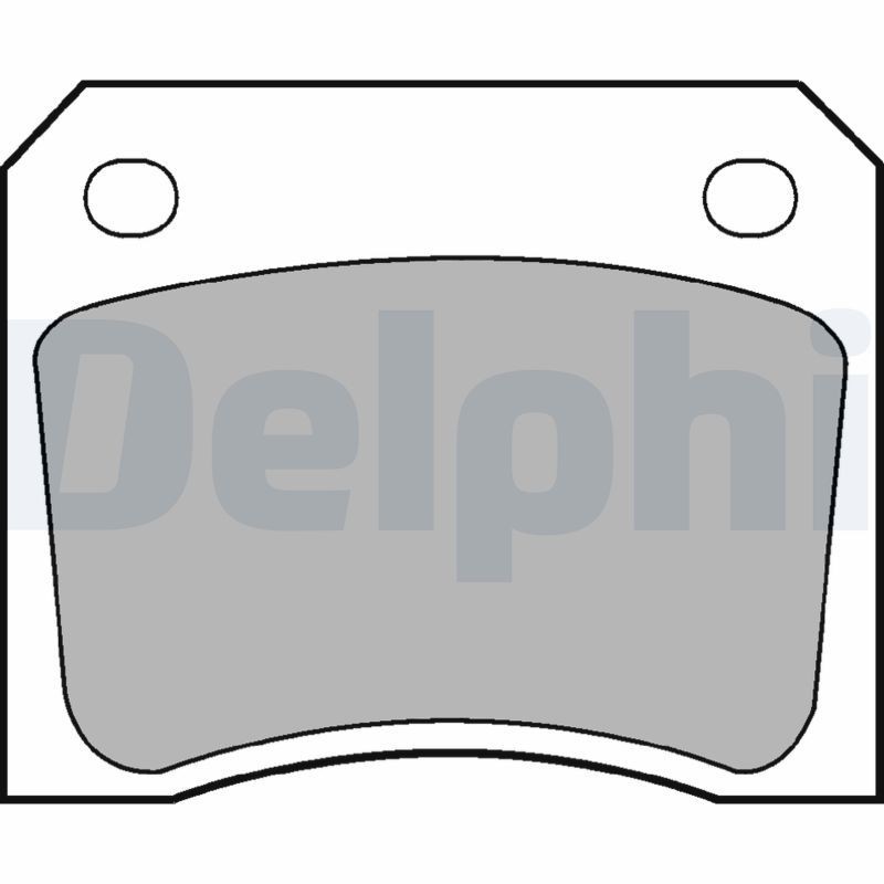 DELPHI Brake pad set Article number: LP133 cheaply