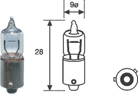 MAGNETI MARELLI Bulb, tail light Article number: 002701100000 cheaply
