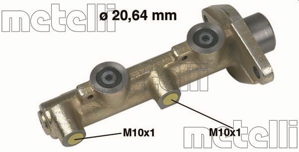 METELLI Peapiduri silinder Artikli number: 05-0120 soodsalt