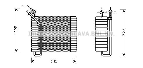 AVA COOLING SYSTEMS Engine radiator Article number: VW2363 cheaply