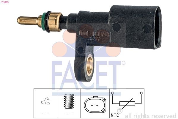 FACET Sensor, coolant temperature Article number: 7.3355 cheaply
