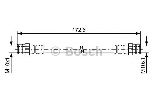 BOSCH Brake hose Article number: 1 987 481 737 cheaply