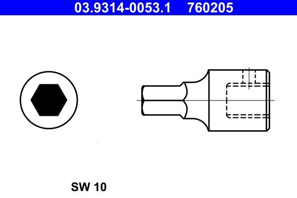 ATE Socket Article number: 03.9314-0053.1 cheaply