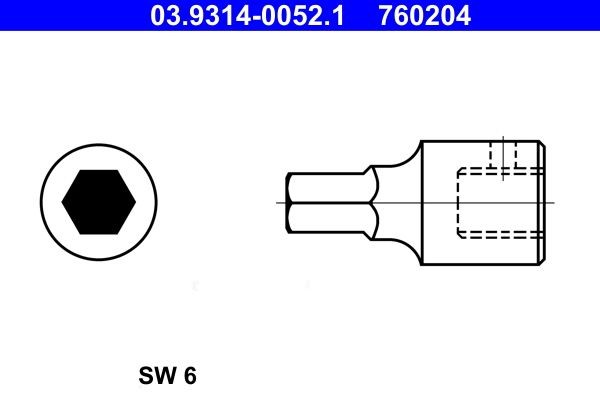 ATE Socket Article number: 03.9314-0052.1 cheaply