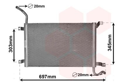 VAN WEZEL Radiaator, mootorijahutus Artikli number: 02002223 soodsalt