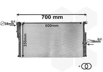 VAN WEZEL Radiaator, mootorijahutus Artikli number: 06002446 soodsalt