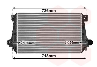 VAN WEZEL Intercooler Article number: 58004368 cheaply