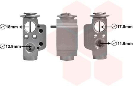 VAN WEZEL AC expansion valve Article number: 58001367 cheaply