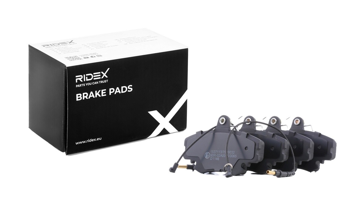 RIDEX Brake pad set Article number: 402B0036 cheaply