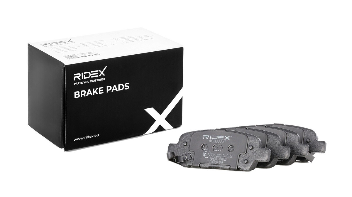 RIDEX Brake pad set Article number: 402B0054 cheaply