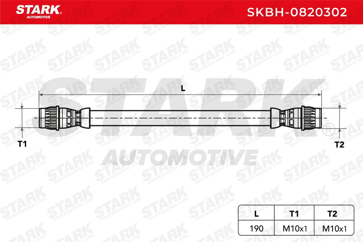STARK Brake hose Article number: SKBH-0820302 cheaply