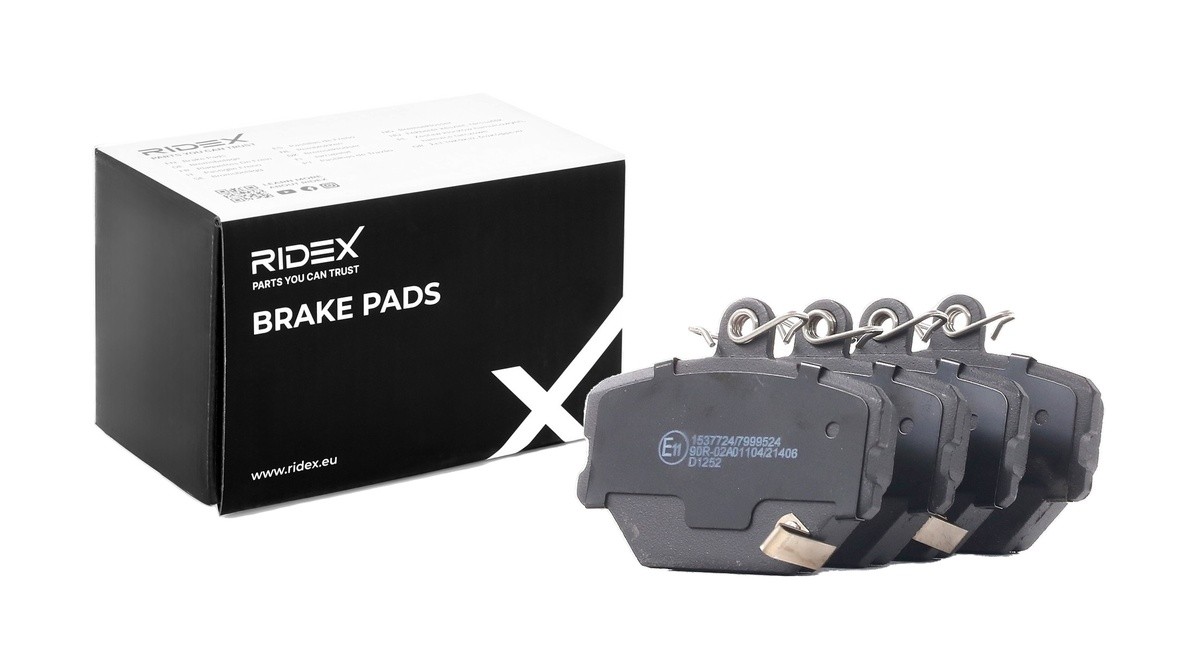 RIDEX Brake pad set Article number: 402B0074 cheaply
