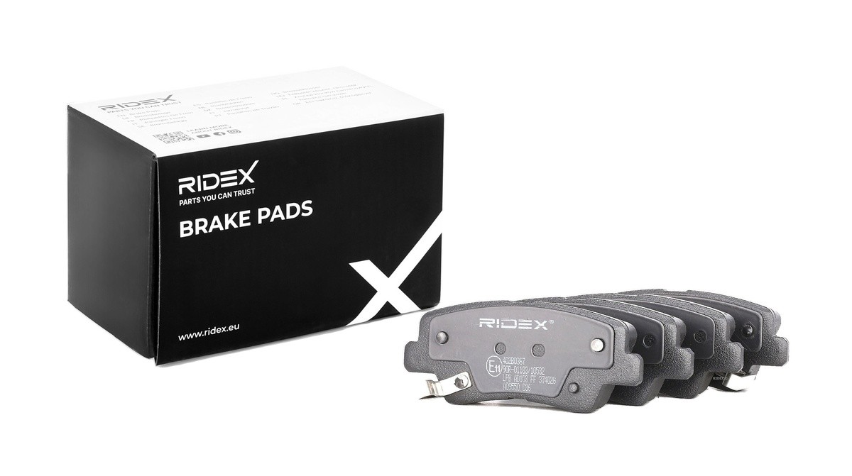 RIDEX Brake pad set Article number: 402B0367 cheaply