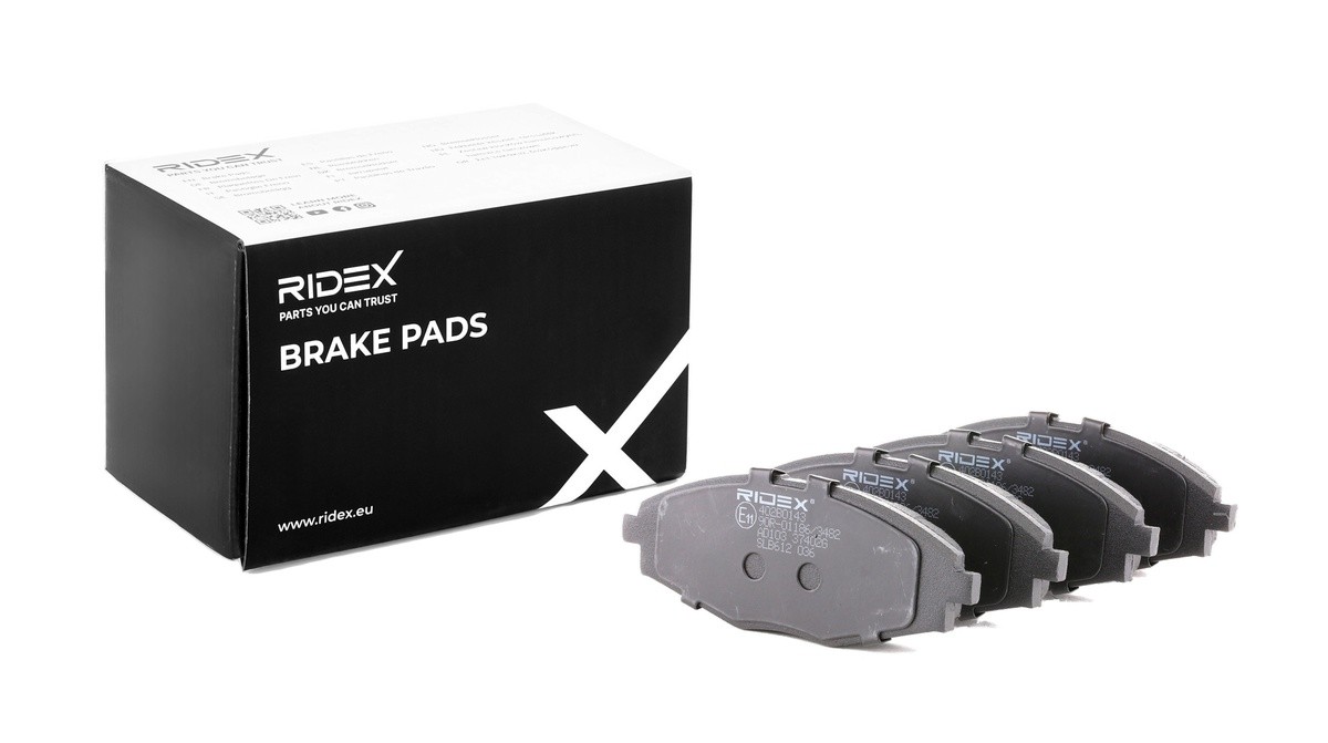 RIDEX Brake pad set Article number: 402B0143 cheaply