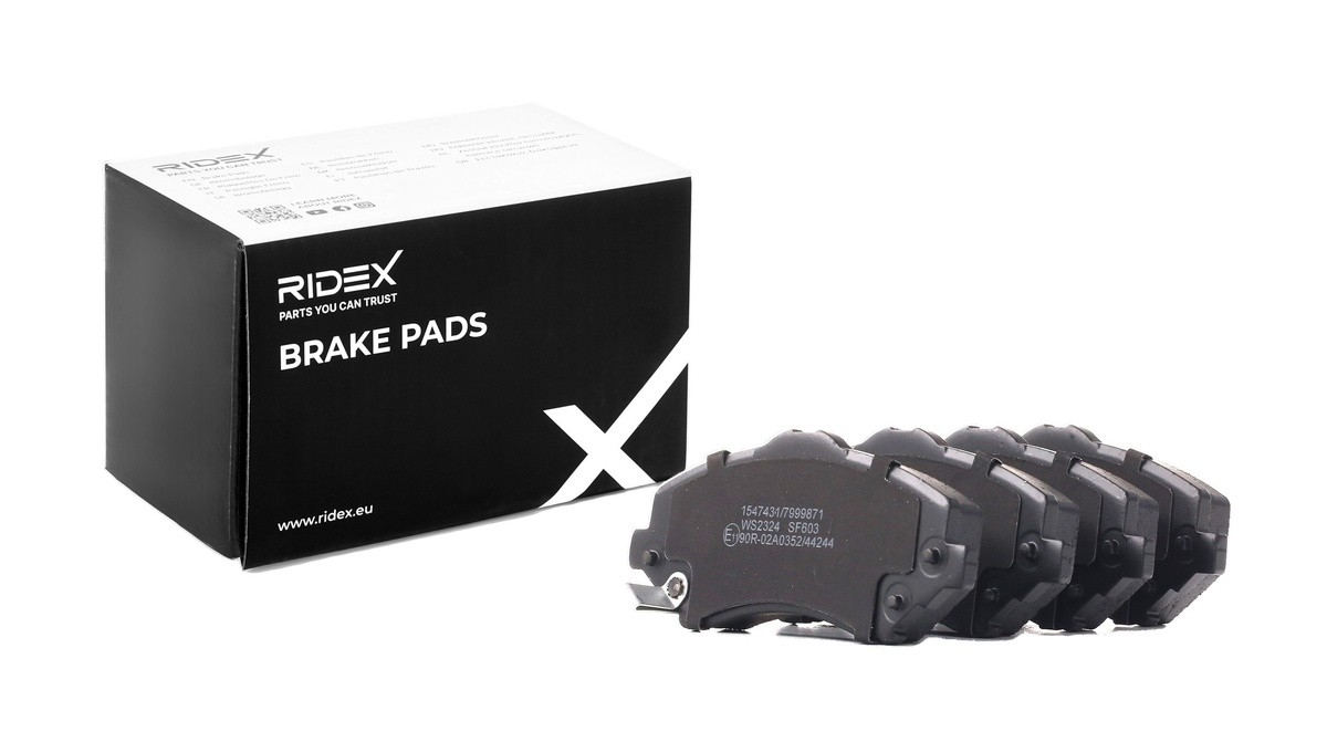 RIDEX Brake pad set Article number: 402B0257 cheaply