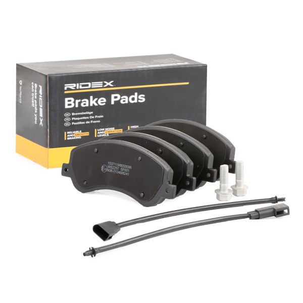 RIDEX Brake pad set Article number: 402B0283 cheaply