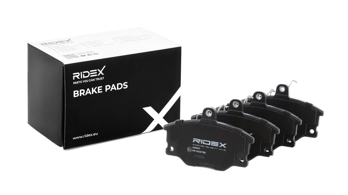 RIDEX Brake pad set Article number: 402B0117 cheaply