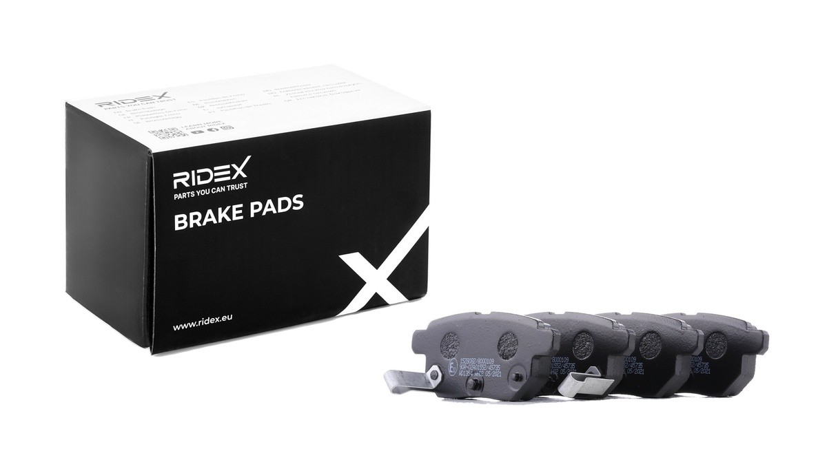 RIDEX Brake pad set Article number: 402B0689 cheaply