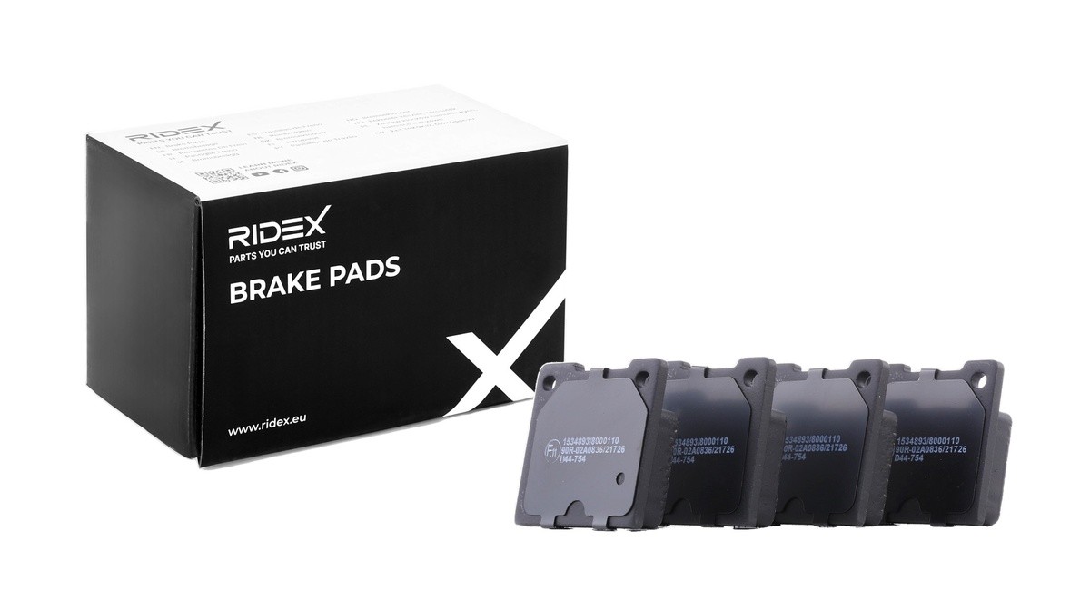 RIDEX Brake pad set Article number: 402B0597 cheaply