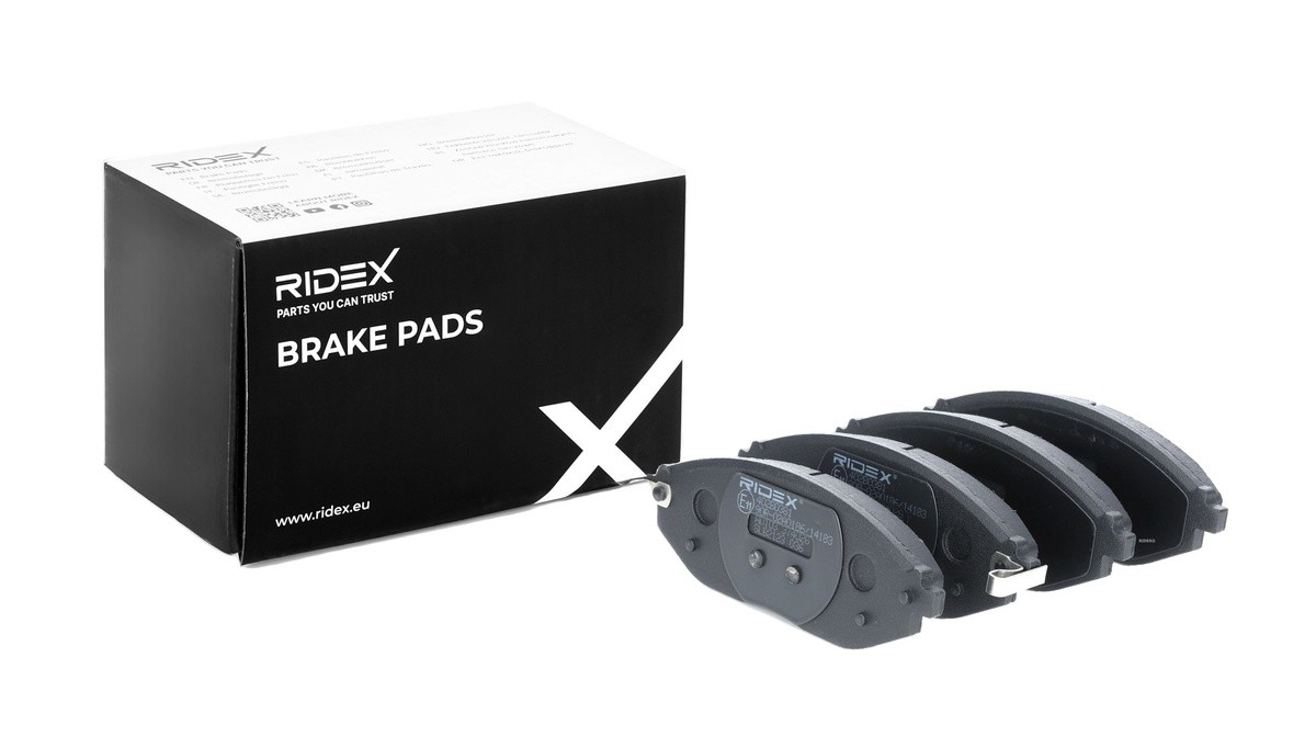 RIDEX Brake pad set Article number: 402B0381 cheaply