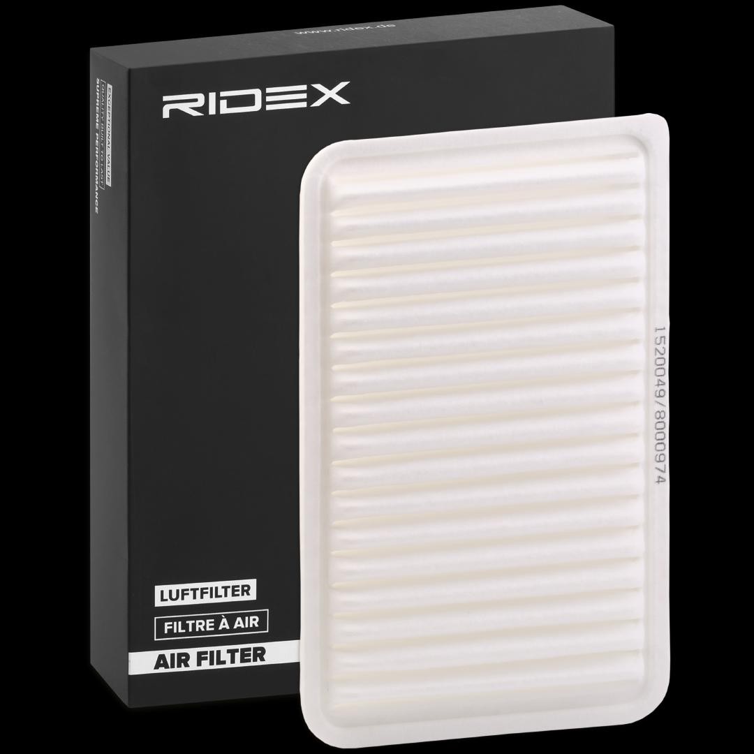 RIDEX Luftfilter Varenummer: 8A0139 billige