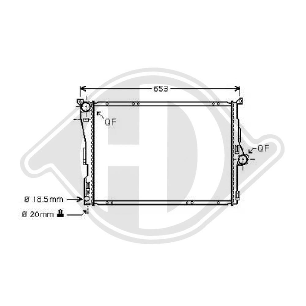 DIEDERICHS Gas Spring, rear windscreen Article number: 9228500 cheaply