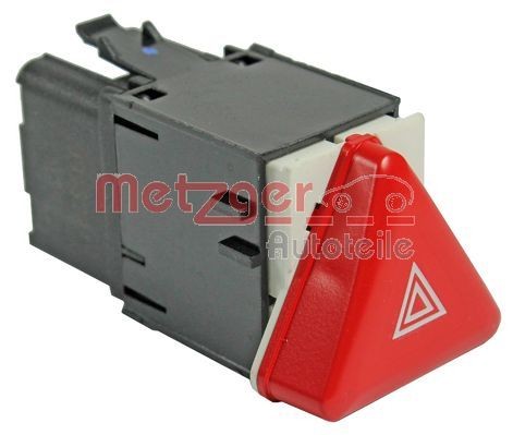 METZGER 0916291 Hazard Light Switch GOLF 1.4 TSI 160 PS Petrol 2009