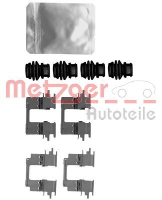 METZGER 109-1896 Monteringssæt til bremseklodser ASX 2.0 147 HK Benzin