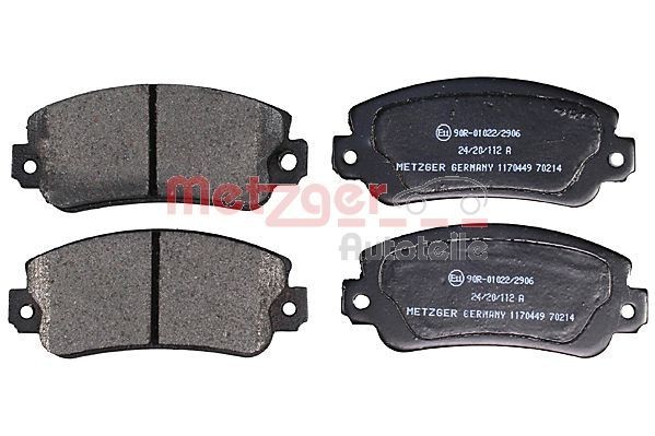 METZGER Brake pad set Article number: 1170449 cheaply