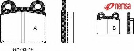 METZGER Brake pad set Article number: 1170691 cheaply