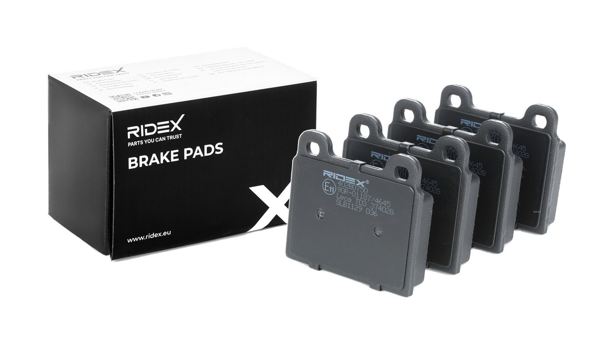 RIDEX Brake pad set Article number: 402B0750 cheaply