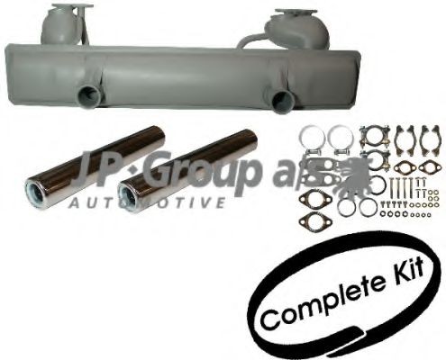 JP GROUP Avgassystem Artikelnummer: 8120000310 billigt
