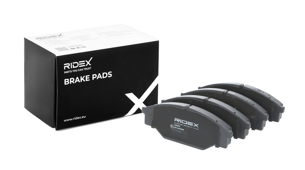 RIDEX Brake pad set Article number: 402B0910 cheaply