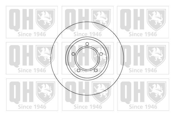 QUINTON HAZELL Bremseskive Varenummer: BDC1085 billige