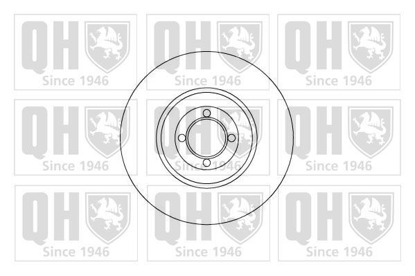 QUINTON HAZELL Brake disc Article number: BDC3113 cheaply