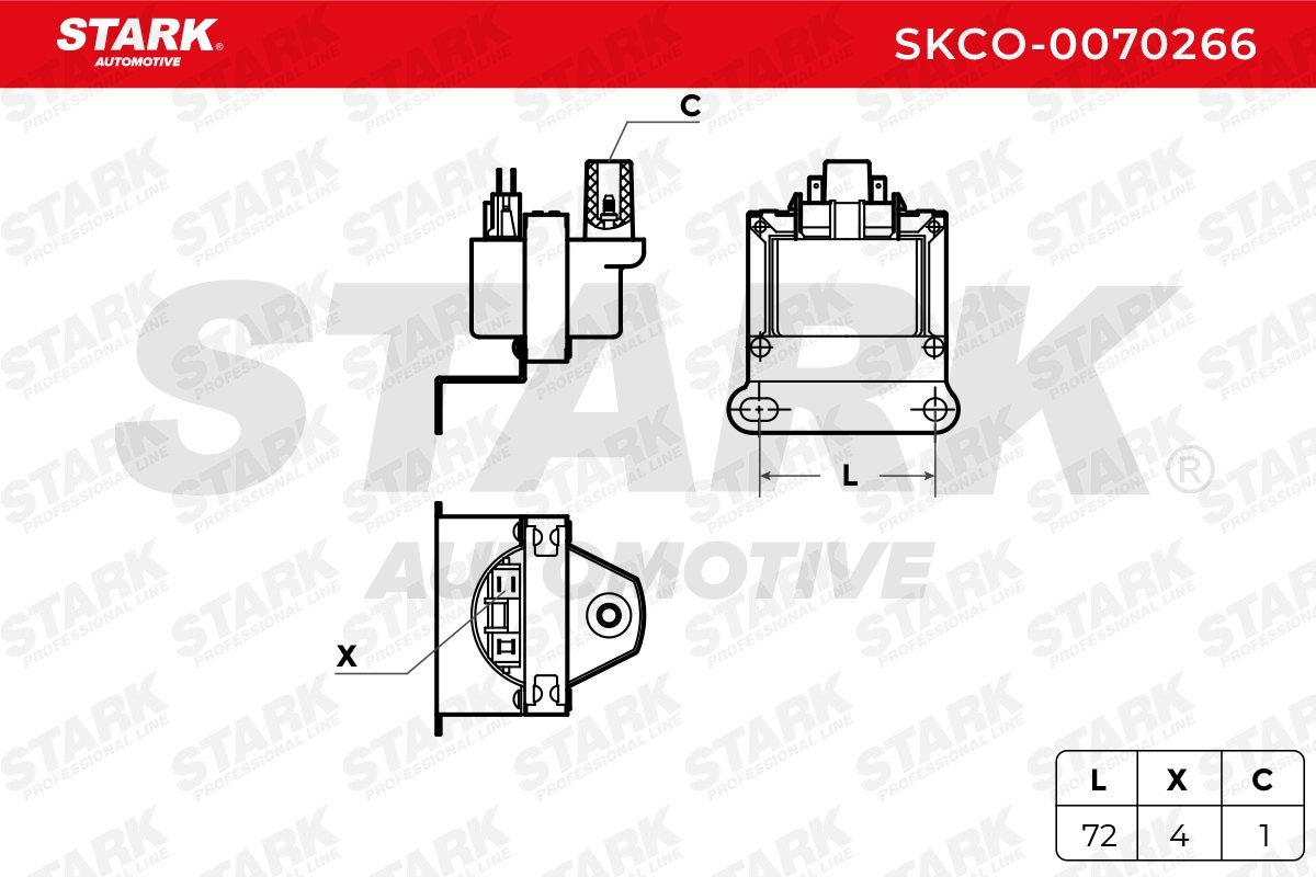 STARK Ignition coil Article number: SKCO-0070266 cheaply