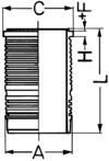 KOLBENSCHMIDT Cylinderforing Varenummer: 89500110 billige