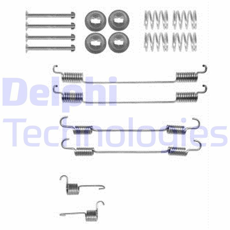 DELPHI LY1378 Tilbehørssæt, bremsebakker DUSTER 1.5 dCi 4x4 (HSMC) 110 HK Diesel