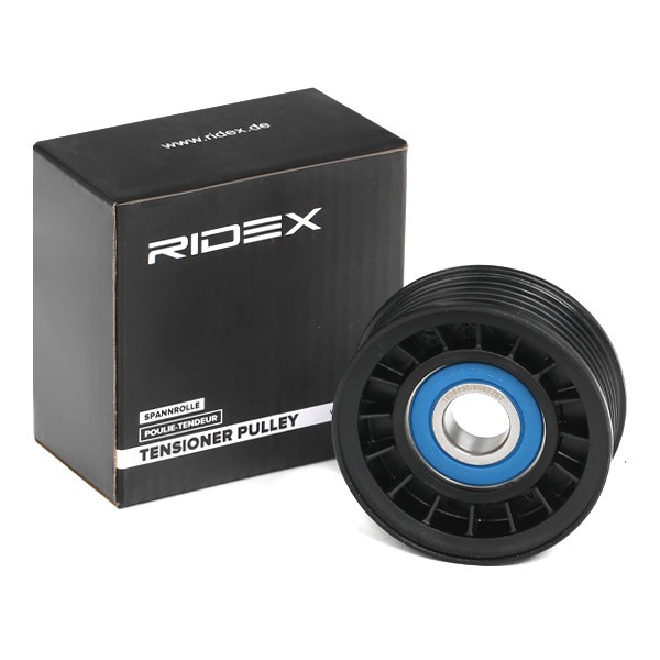 RIDEX Deflection / Guide Pulley, v-ribbed belt Article number: 312D0084 cheaply