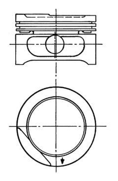 KOLBENSCHMIDT Stempel Varenummer: 90556605 billige