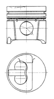 KOLBENSCHMIDT Piston Article number: 94786700 cheaply