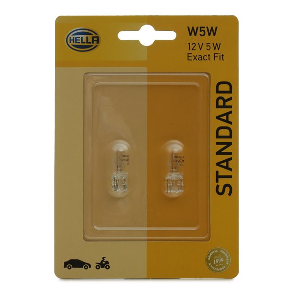 HELLA Bulb, park- / position light Article number: 8GP 003 594-123 cheaply