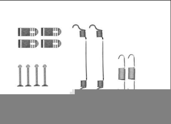 TEXTAR Brake shoe fitting kit Article number: 97042900 cheaply