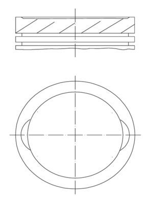 MAHLE ORIGINAL Piston Article number: 033 98 00 cheaply