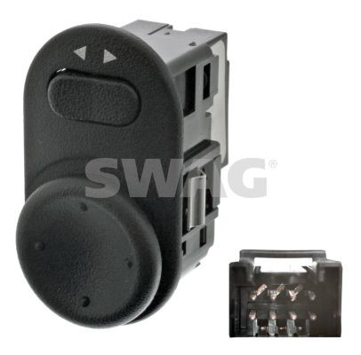 SWAG 40 94 0477 Switch, mirror adjustment CORSA 1.3 CDTI 16V (F08) 70 PS Diesel 2006